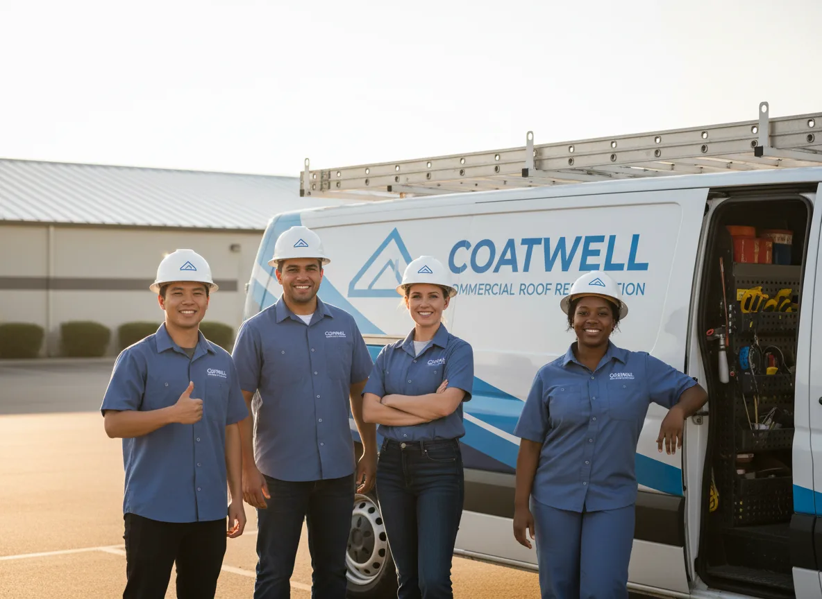 Commercial roof coating company in Pulaski, IL